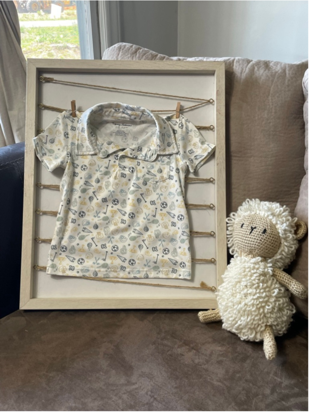 Boys Tommy Bahama White Sport Print Polo 24 Months